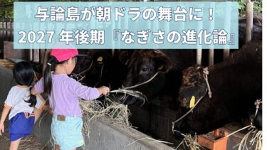 【2027年朝ドラ】与論島が舞台に決定！『なぎさの進化論』はどんなドラマ？